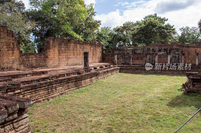 柬埔寨:Banteay Samré吴哥建筑群中的寺庙